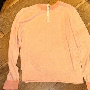 lululemon athletica Light Pink Crewneck Sweater